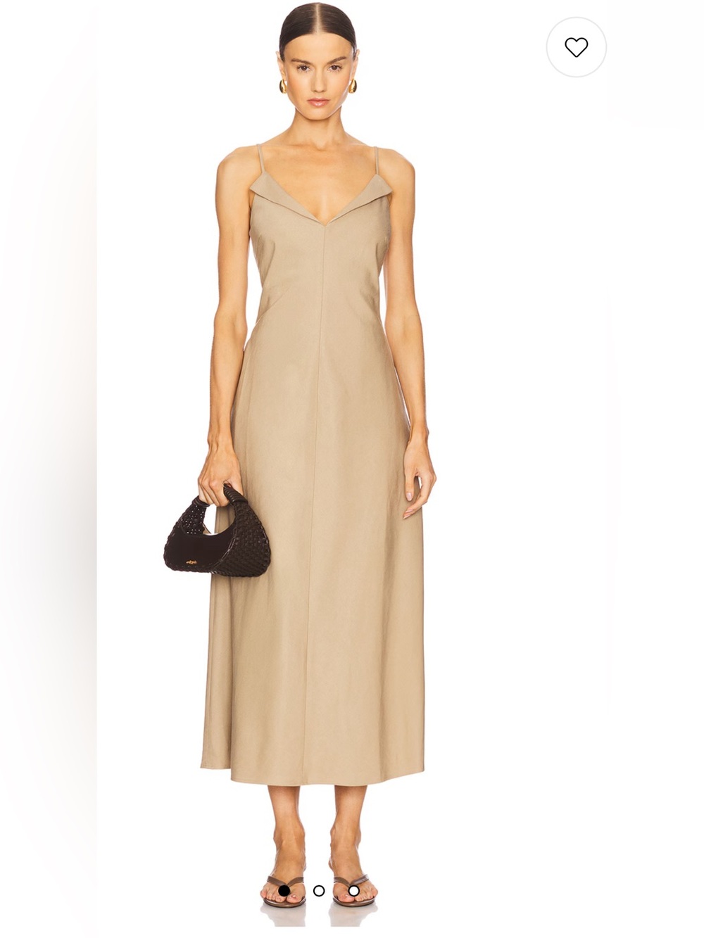 Rue Sophie Revers Dress in Khaki
